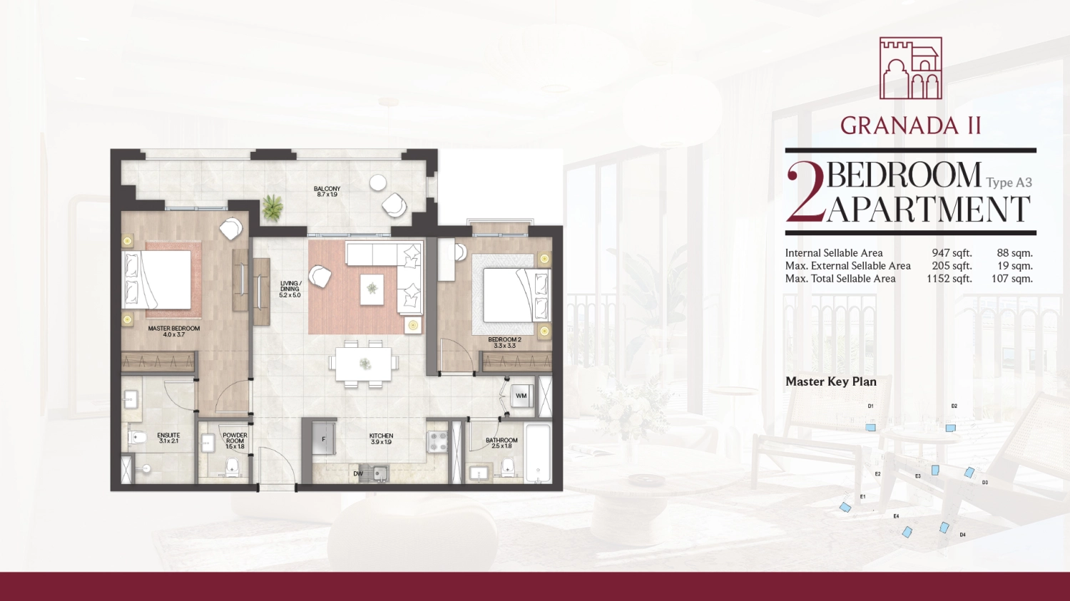2 BR - Type A